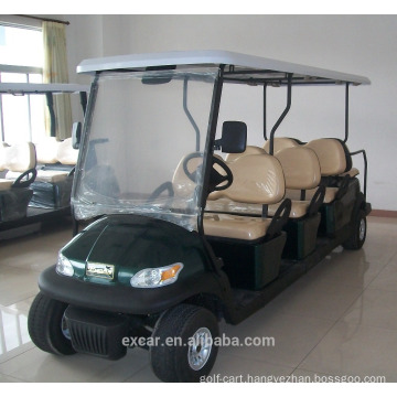 Electric Fuel Type and 6 front seat and 2 rear persons Seats 8 seater golf cart for sale